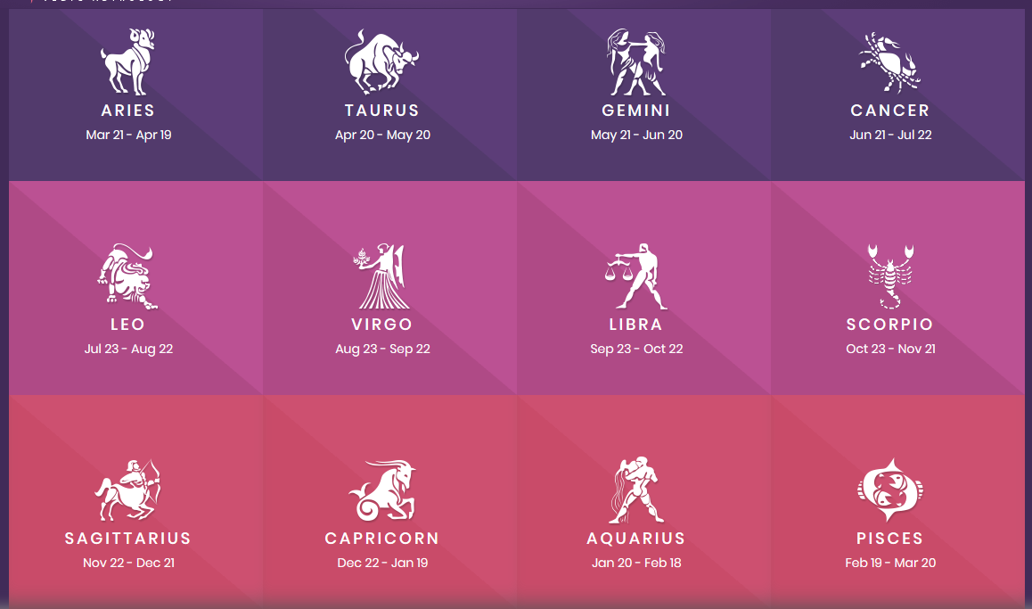 zodiac signs